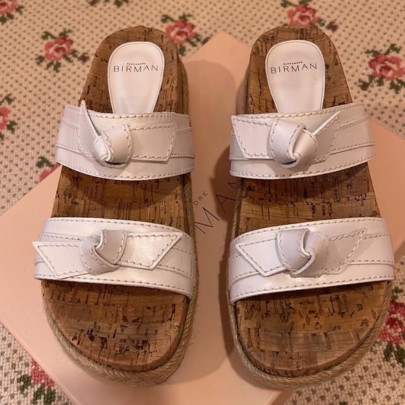 Alexandre Birman Clarita Platform Espadrille: cork, jute, white - Picture 2 of 5